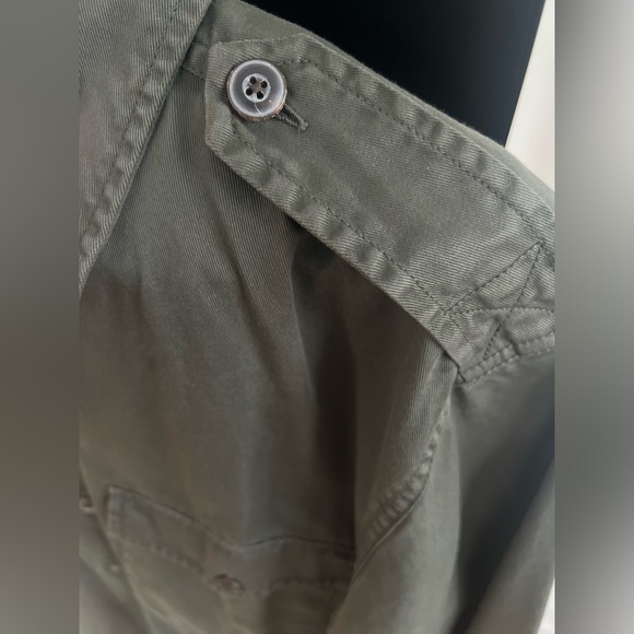 Hugo Boss Men's Military Green Combat Shirt (Large) - Picture 15 of 16